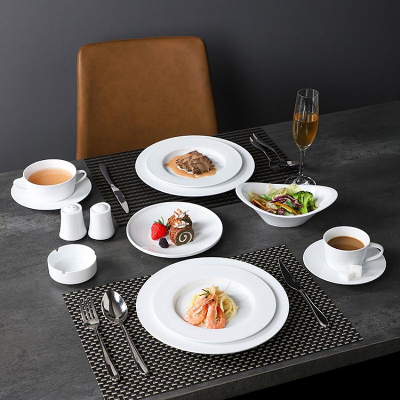 white porcelain dinner plates bulk