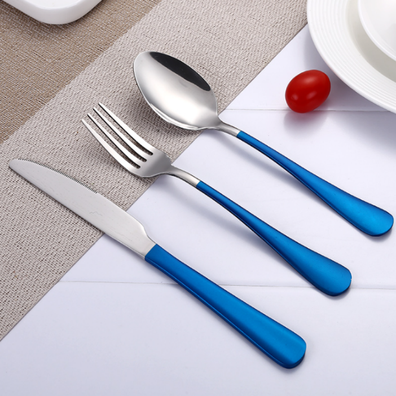 colorful cutlery set