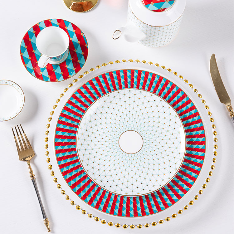 dishes plates set luxury (4)