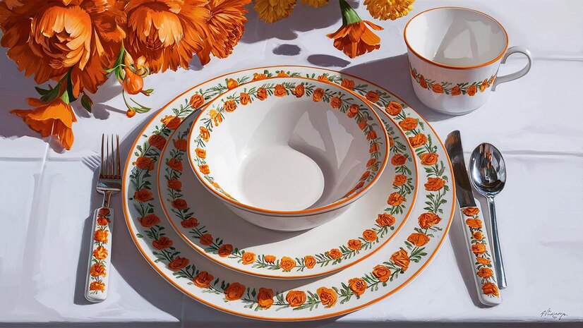 stechcol gracie bone china