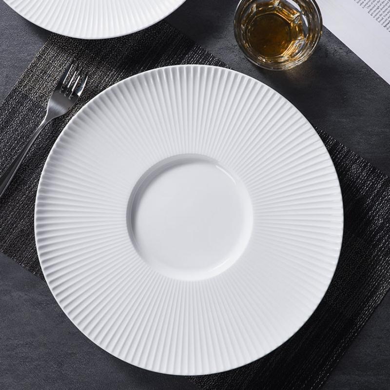 white ceramic tableware